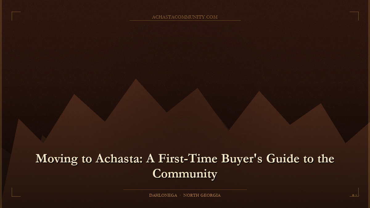Moving to Achasta: A First-Time Buyer’s Guide to the Community